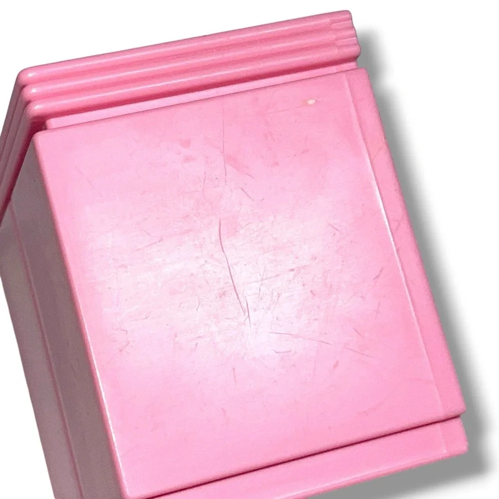Vintage‎ Mattel 1987 Pink Living Room Chair And Cabinet